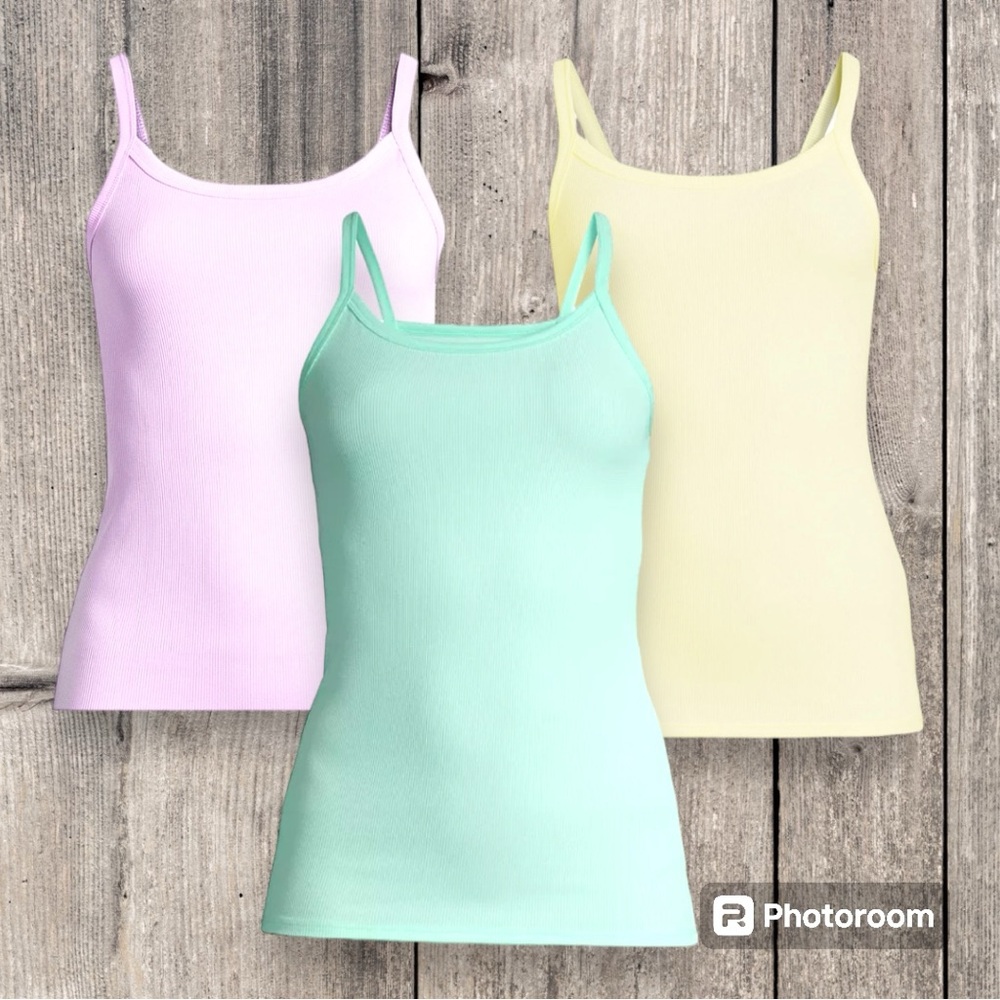No Boundaries Rib Cami Tops (3) NWT